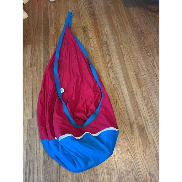 Outree pod swing with hook red blue hammock chair - Picture 2 of 4